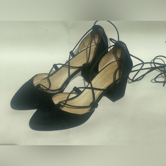 Intentionally Blank Hatter Block Heel Black Suede 37 - Picture 7 of 7